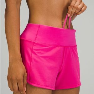 Rare hot pink lululemon shorts